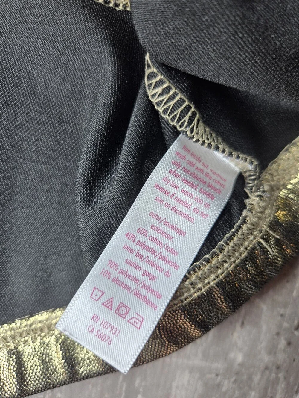 Justice Girls Metallic Cropped Gold Tank Top Size 12 NWOT